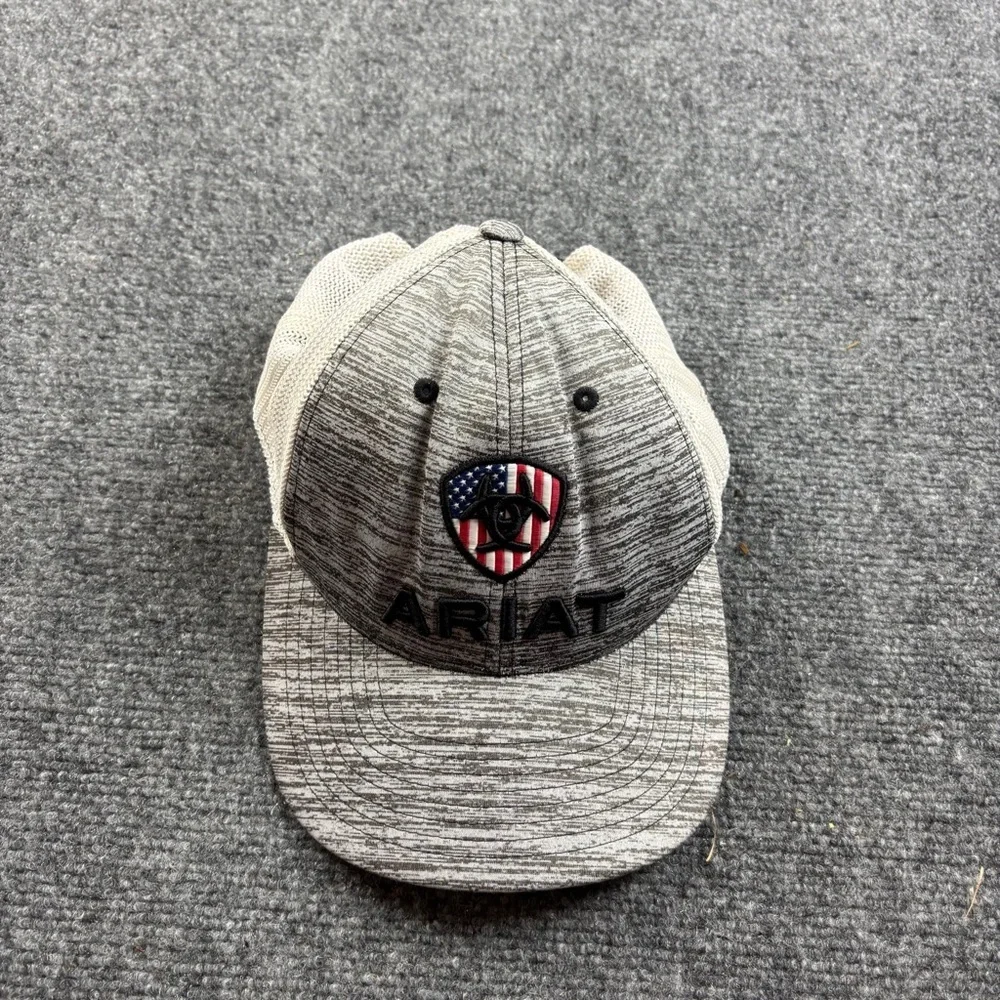 ARIAT Youth Flag Logo Mesh Snap Back Cap
